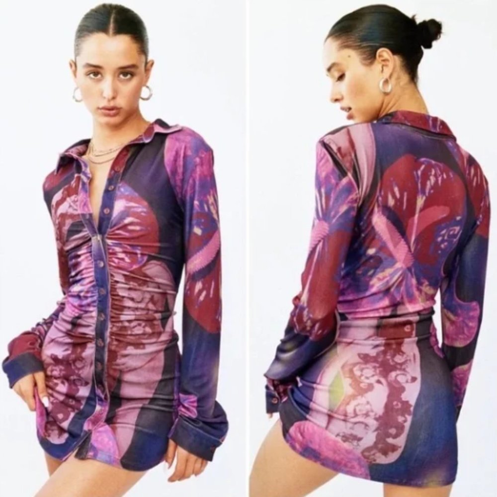 With Jean Andy Dress | Flamboyant Anthurium - NWT